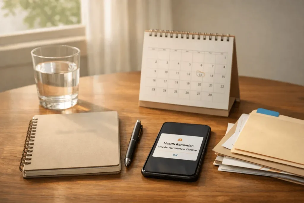 health screenings by age checklist with vaccines and cancer tests